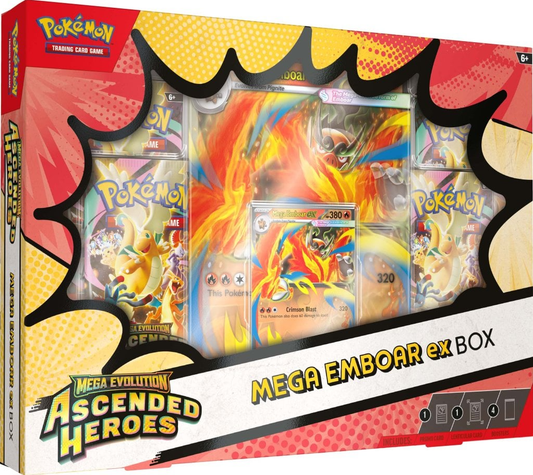 ( Pre Order )Ascended Heroes - Mega Emboar EX Box