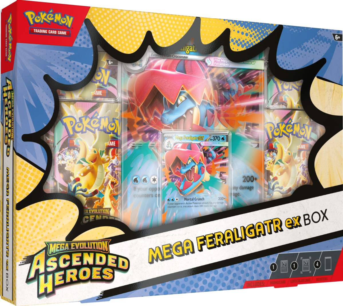 ( Pre Order )Ascended Heroes - Mega Feraligatr EX Box