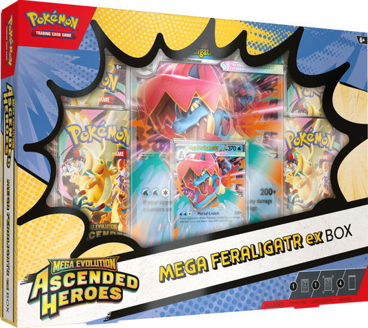 ( Pre Order )Ascended Heroes - Mega Feraligatr EX Box